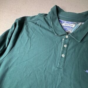 Tommy Bahama Men's Emerald Long Sleeve Diamond La Jolla Polo Sz 5XL